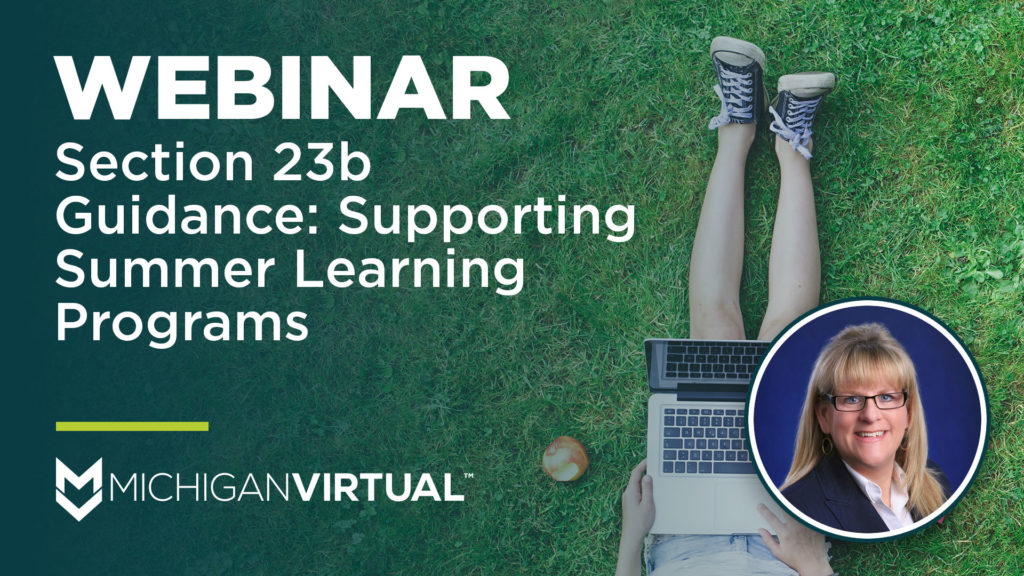 Webinar Cover Image for Section 23b Guidance: Supporting Summer Learning Programs
