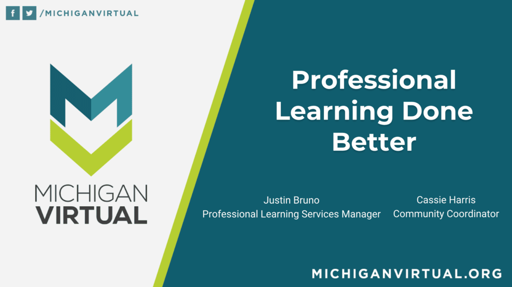 Professional Learning Done Better Presentation Cover